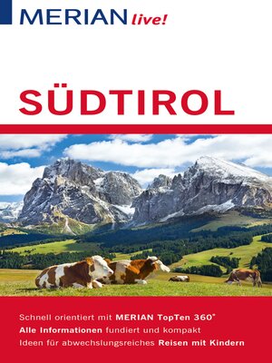 cover image of MERIAN live! Reiseführer Südtirol